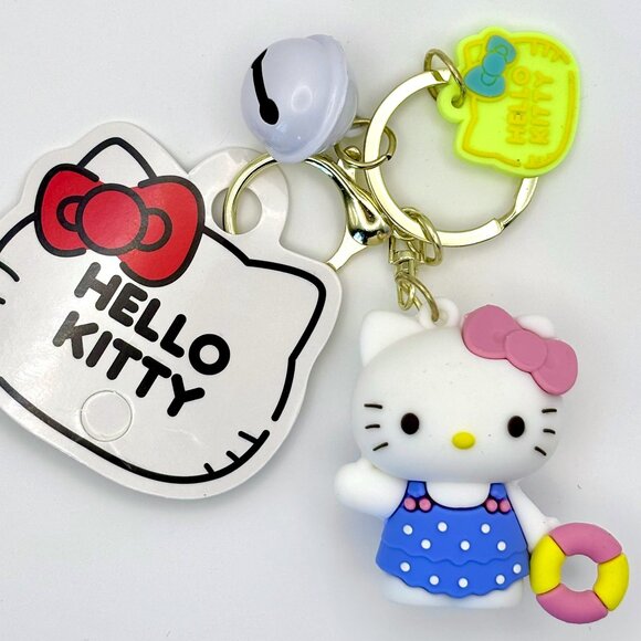 3 Styles Kawaii Sanrio Figural Hello Kitty Bag Charm Keychain Lobster Clasp New - Picture 7 of 8